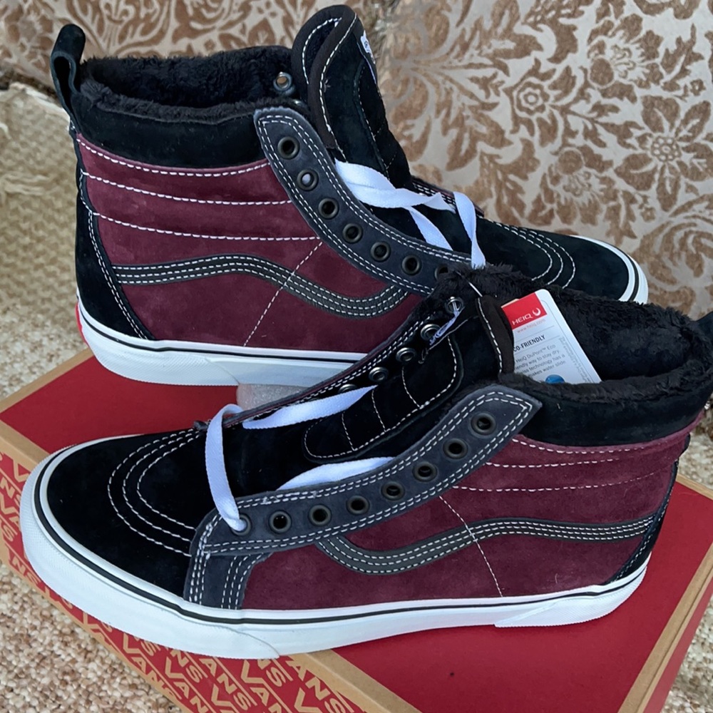 Vans Men’s Sk8-Hi Mte Port Royal/Black Boots Cold Weather Sneakers - Picture 12 of 16